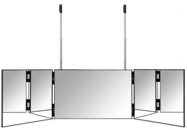 Gillian Jones - Makeup Spegel 3 Fold Hanging Mirror