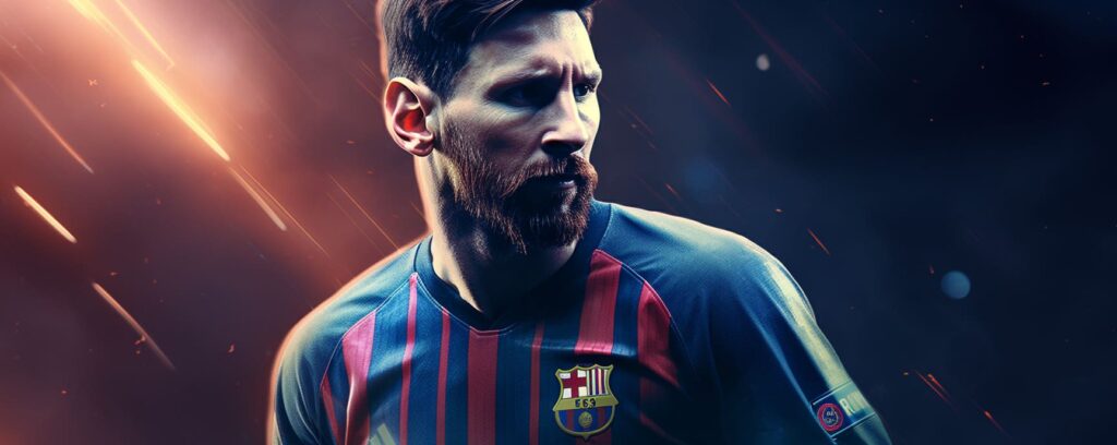 messi fotbollströja barn